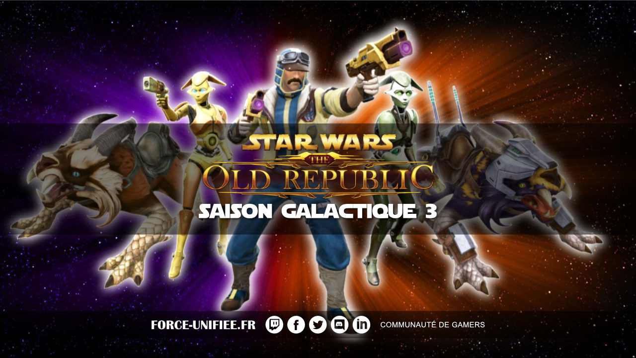 You are currently viewing La chance du tirage, la saison galactique 3 de Star Wars: The Old Republic est disponible